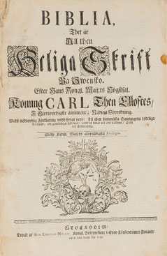 Gezelius Bible 1728 online