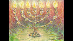 David G. Vogel Menorah painting