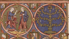 Menorah Bible moralisée, Biblia historica medieval