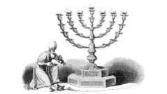 The golden lampstand menorah, The tabernacle, priesthood and offerings of Israel by Frederick Whitfield