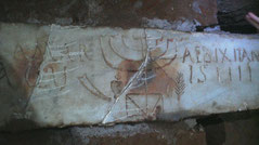 Jewish catacomb Vigna Randanini Menorah Neppia