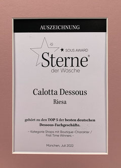 Sous Award · Sterne der Wäsche 2021/22