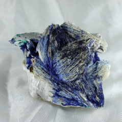 Azurite on Barite St. Gertraudi Tirol Brixlegg Austria