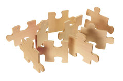 Holzpuzzle - Trainings und Workshops