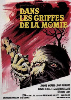 Dans Les Griffes De La Momie de John Gilling - 1967 / Horreur 