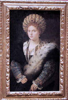 Isabelle d'Este, Tizian (Flickr, von jean louis mazieres) Renaissance Borgia Haare