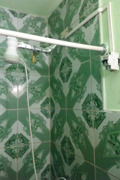 Duschkonstruktion in Sancti Spiritus