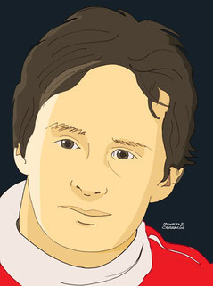 Gilles Villeneuve by Muneta & Cerracín