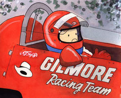 AJ "SuperTex" Foyt by Muneta & Cerracín