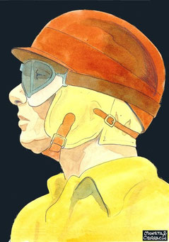 Juan Manuel Fangio by Muneta & Cerracín