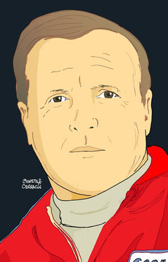 AJ "SuperTex" Foyt by Muneta & Cerracín