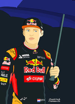 Max Verstappen by Muneta & Cerracín