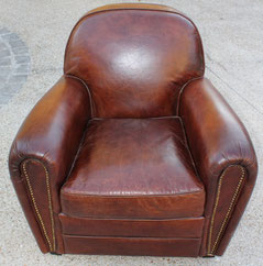 Restauration de fauteuil en cuirs