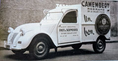 Citroën 2 CV AZU  Camembert normand LE BON   1956