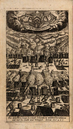 Das Frontispiz in der Sulzbach-Nürnberger Ausgabe von Wolffs Erben 1754 (BSB M: Asc. 5546 o).