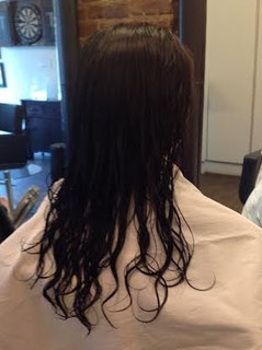 Digital perm in NYC mid town.