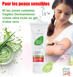 Dermaintense, Une crème innovante pour aider la peau sensible. Aloe Vera Santé avec LR Health & Beauty LR aloe via