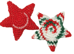 estrellas de Navidad amigurumi (crochet) - amigurumi Christmas stars