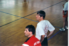 Tchoukball Genève 2000, à g. Marco Salvi