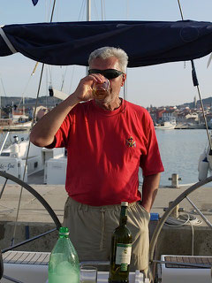 Unser trinkfester Skipper