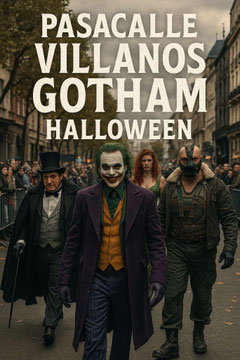 pasacalles temático personajes de Gotham