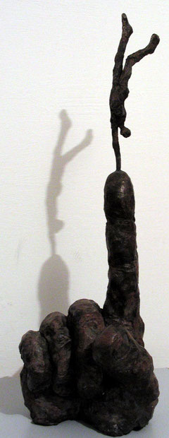 il punto -bronzo - cm 42x15