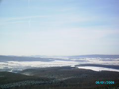 Blick vom Deisterkamm ins Weserbergland
