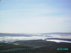 Blick vom Deisterkamm ins Weserbergland