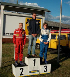 Die Gesamtsieger 2009 in der Klasse K4. Lars Dählmann auf Platz 2