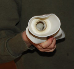 Jetzt lässt sie sich sogar mit einer Hand zusammendrücken