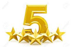 Five stars Crepe and Cake Facebook reviews!