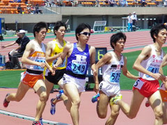 気合いの入った力走を魅せる主将!
