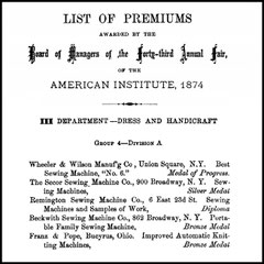 American Institute 1874