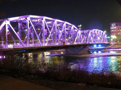 Langevin Bridge in Calgary Alberta Canada will light up on May 12th.