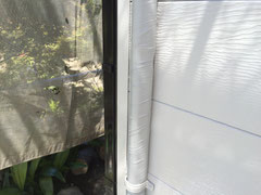 エアコン室外配管補修　クボタ建装