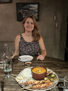 Abendessen im Nesat Seafood House.