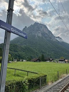 Los ging die Wanderung bei Innertkirchen.