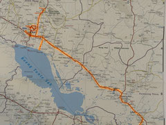 Unsere Route in Kambodscha