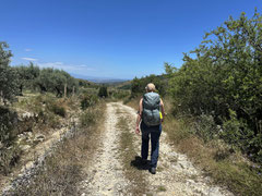 Auf dem Weg zum Kletterspot Servolare.