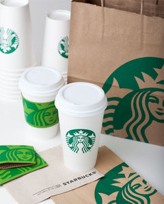 Foto Identidad corporativa de Starbucks.
