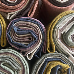 Coupons de toile de lin, lin à coudre, kit diy, kit couture, sac en lin, la passion du lin, Made in France, pur lin, naturel, Normandie 