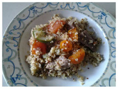 Quinoa boulgour et ses petits légumes