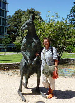 berühmte Känguruh-Skulpturen
