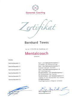Zertifikat "Mentalcoach", Thomas Baschab