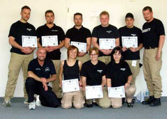 Teaching a group of professional security officers from a German company