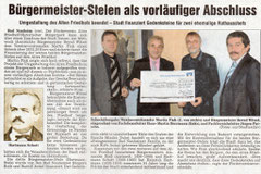 Wetterauer Zeitung vom 20. Nov. 2009