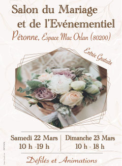 Salon du mariage et de l'événementiel - 22 et 23 Mars 2025
