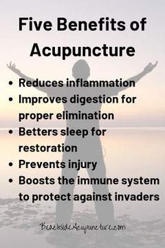 5 Benefits of Acupuncture on the BeachsideAcupuncture.com blog