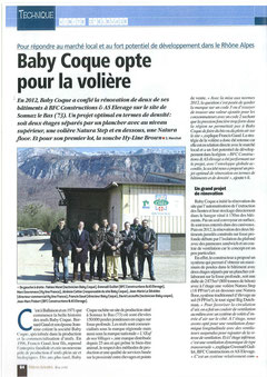 Inauguration Savoie oeuf Filières Avicoles mai 2013