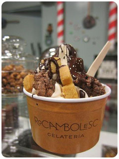  Мороженое Рокамболеска в Жироне, Ресторан Ла Рока в Жироне